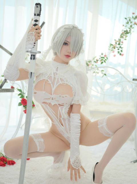 人气coser-一米八的大梨子-2B(24P,100M)
