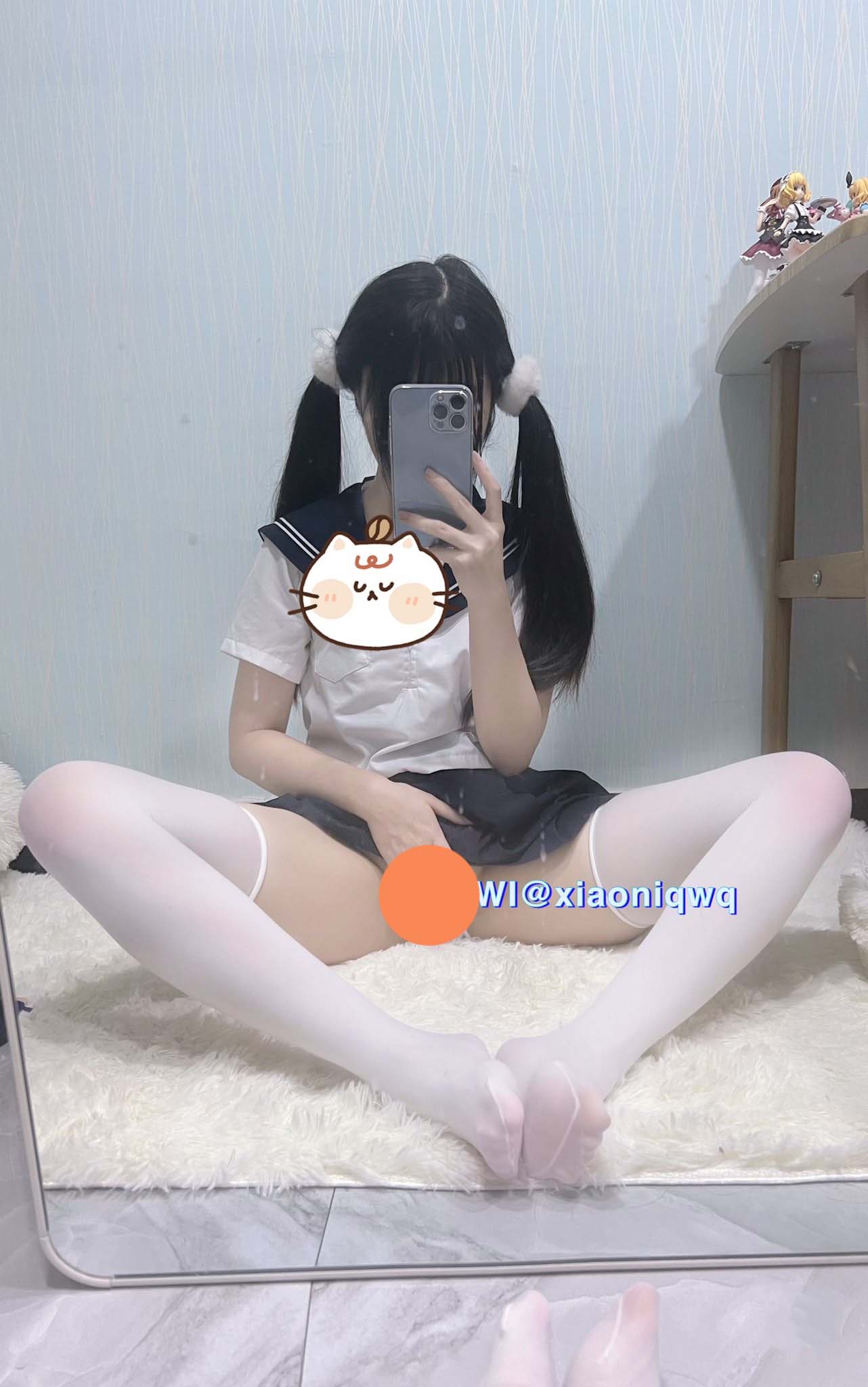 【新】呆呆-新2更 [368门槛] 22分钟 双马尾 漏脸白虎萝莉 JK制服自慰【8P+5V】【337MB百度云】