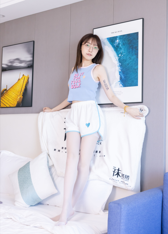 袜啵啵 - 稚予 - 短靴长筒白棉袜、白丝 【140P1V1.3G】