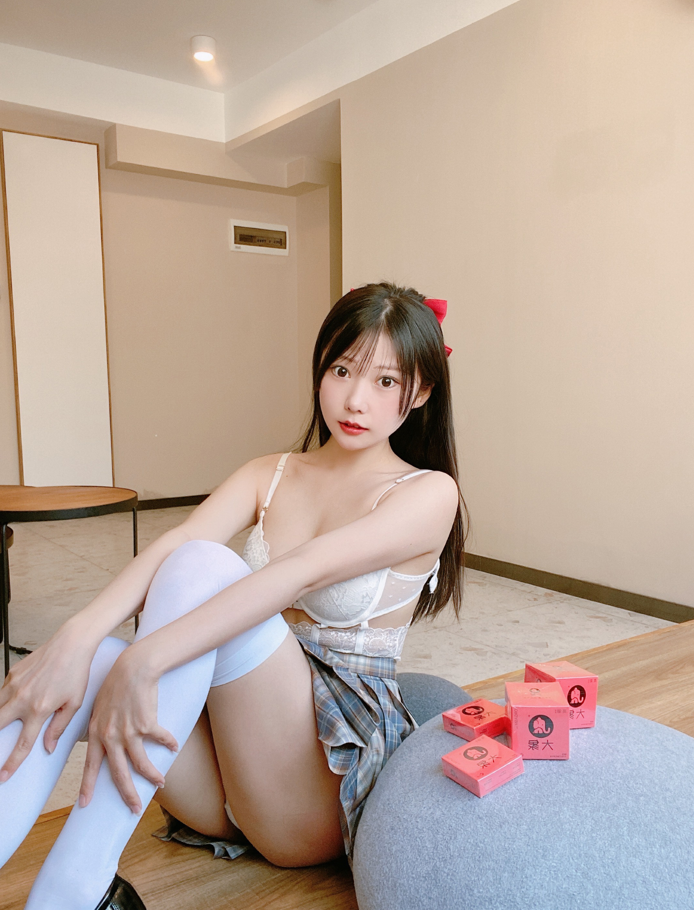 香草喵露露 NO.064 大象 JK格子裙 【30P97M】