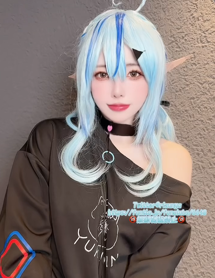 rizunya -  VTuber雪花菈米Cosplay 自慰【1V105M】