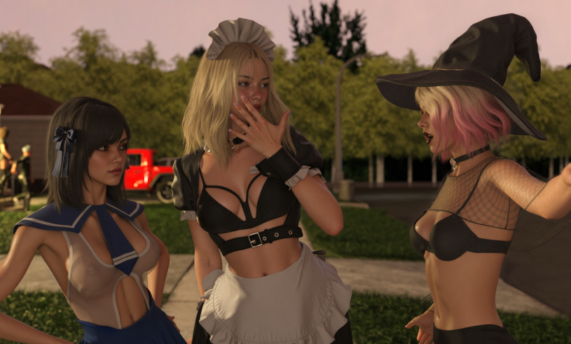 [欧美SLG/汉化] 不给糖就挑逗 Trick Or Tease v1.0 [PC+安卓/1.3G]