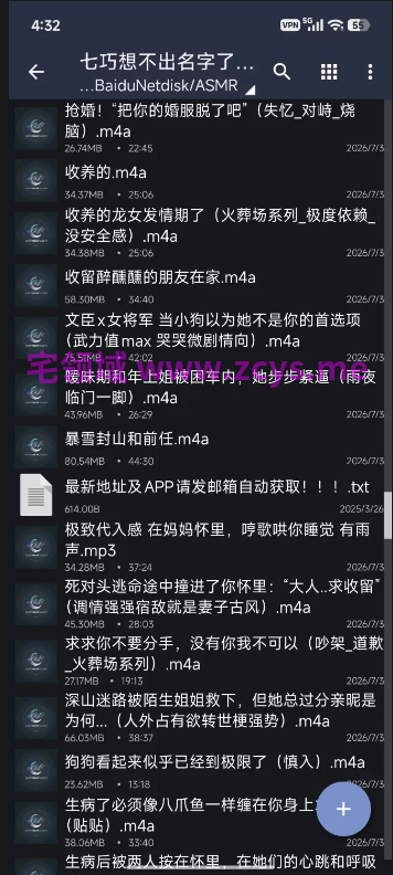 七巧想不出名字了音声合集 [96v+3.94g]