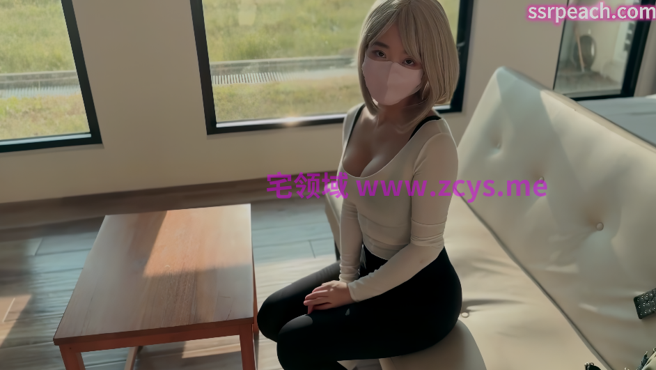【SSRPeach】台湾清华大学外文系臀后健身教练「Ellie」OF剧情，热门女街访带参观小区房子，诱惑进屋脱裤子吃鸡巴 4K