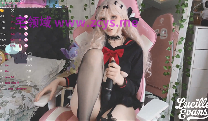 神颜完美嫩妹coser Lucille_Evans jk萝莉cosplay【3.64g】