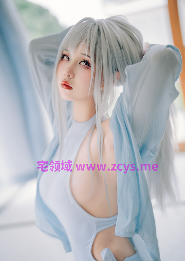 萌芽儿 - 白色泳装 【25P670M】