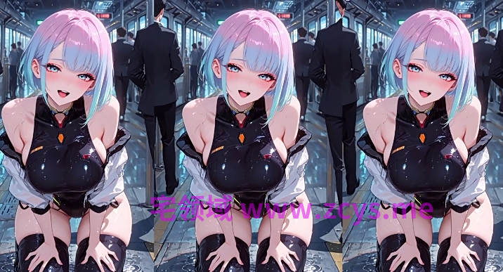 AiVixenchan 赛博朋克 露西 Lucy - Night City Subway Public Sex[170M]