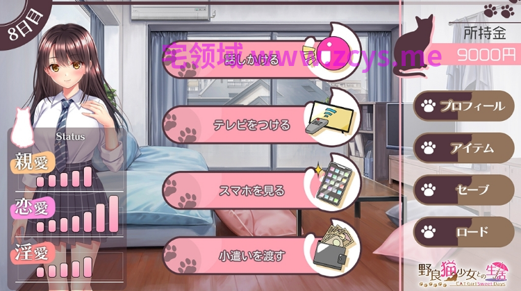 【同居养成SLG】野良猫少女との生活 CAT Girl Sweet Days Ver2.01 机翻汉化版+全解放DLC