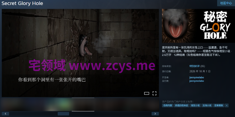 【SLG】秘密寻欢洞 Secret Glory Hole Ver01.10.04_h Steam官方中文步兵版