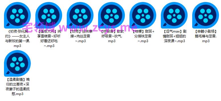 NO.3819 兰兰小苍 26.9舰限音频合集 8V 540M