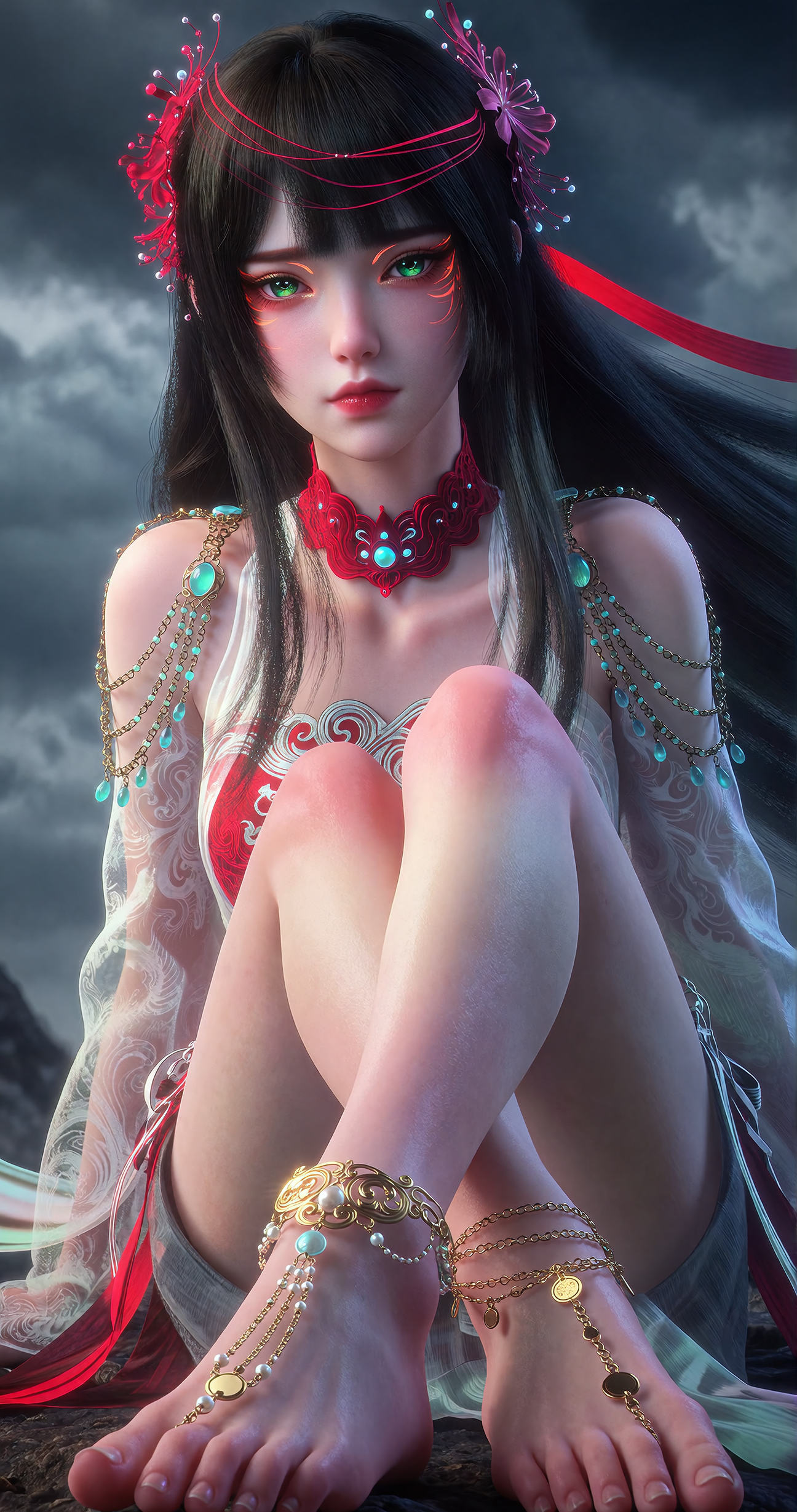 [AI动漫]（搬运至261018）择日飞升-青襞【黑猫】【372P】【2.7G百度云】