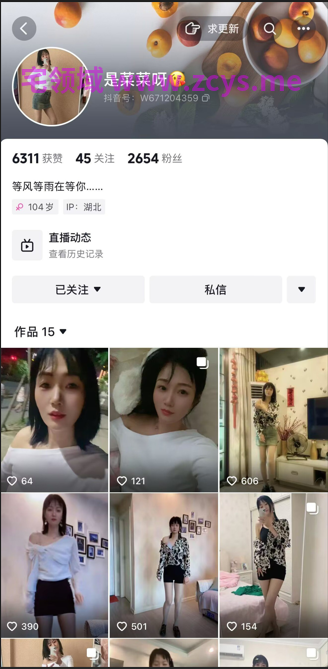 NO.4005 抖音 是菜菜呀 少妇骚货私拍大尺自慰插穴 2V 598M